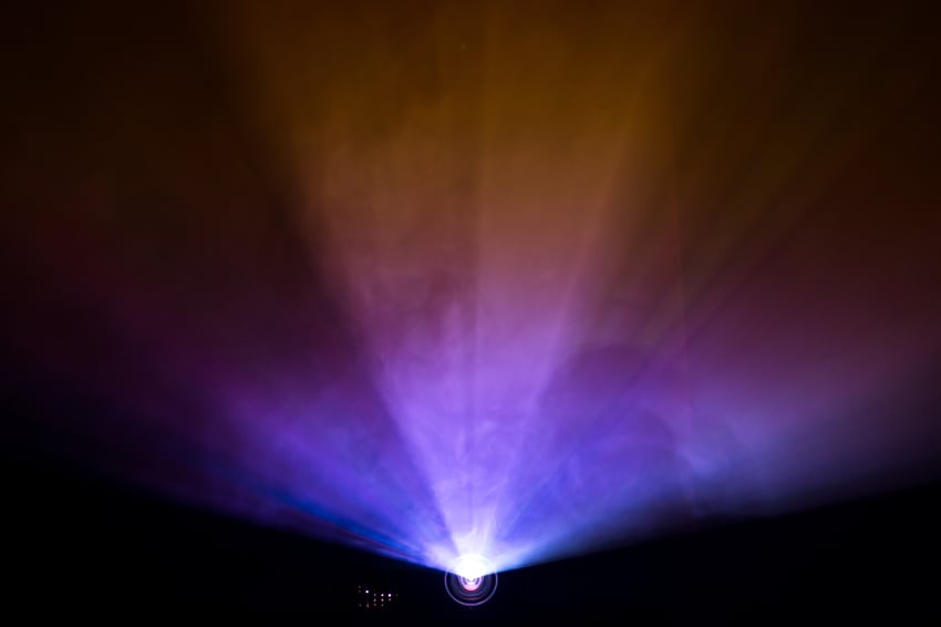 Projector in use 