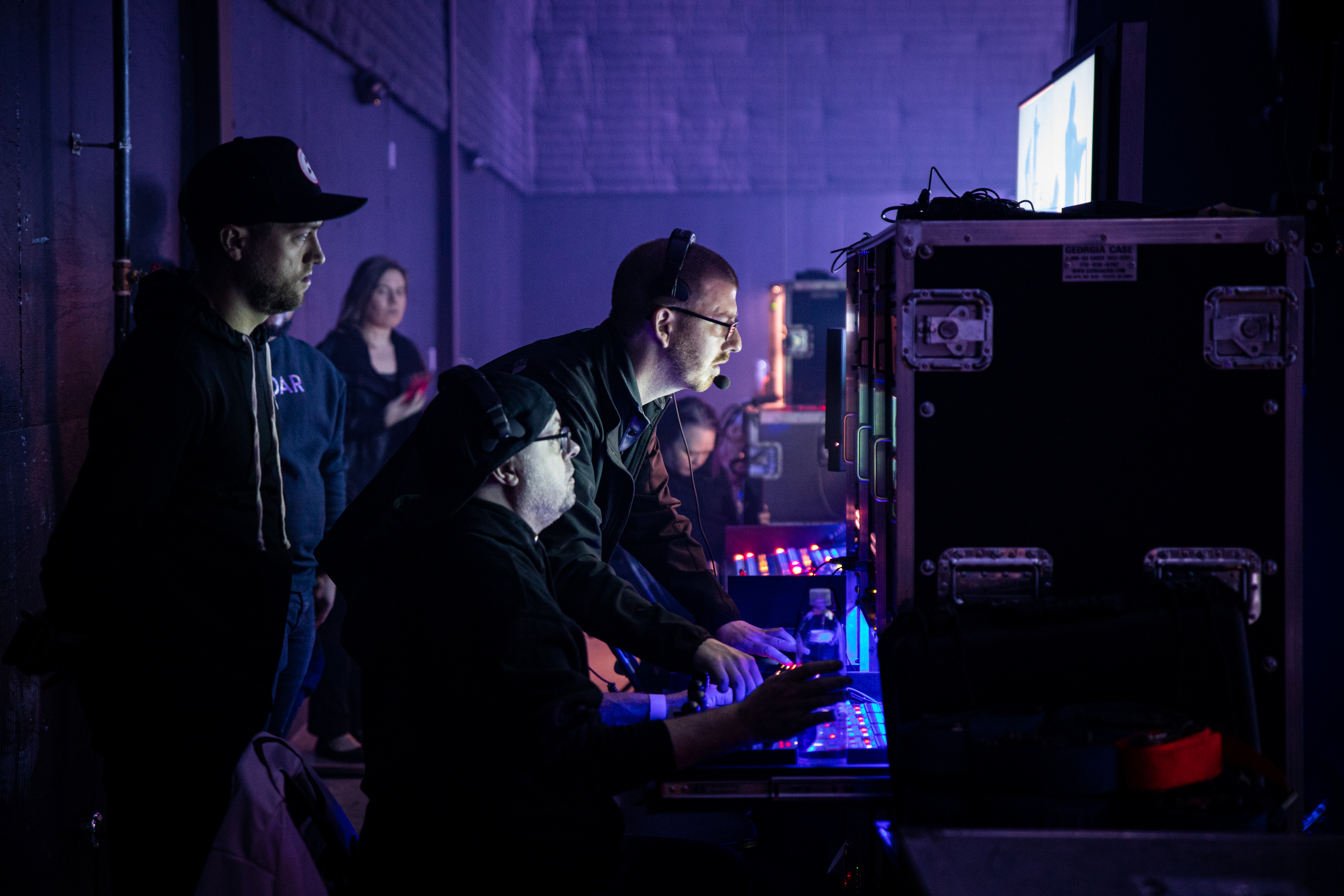 Working on Computer Backstage