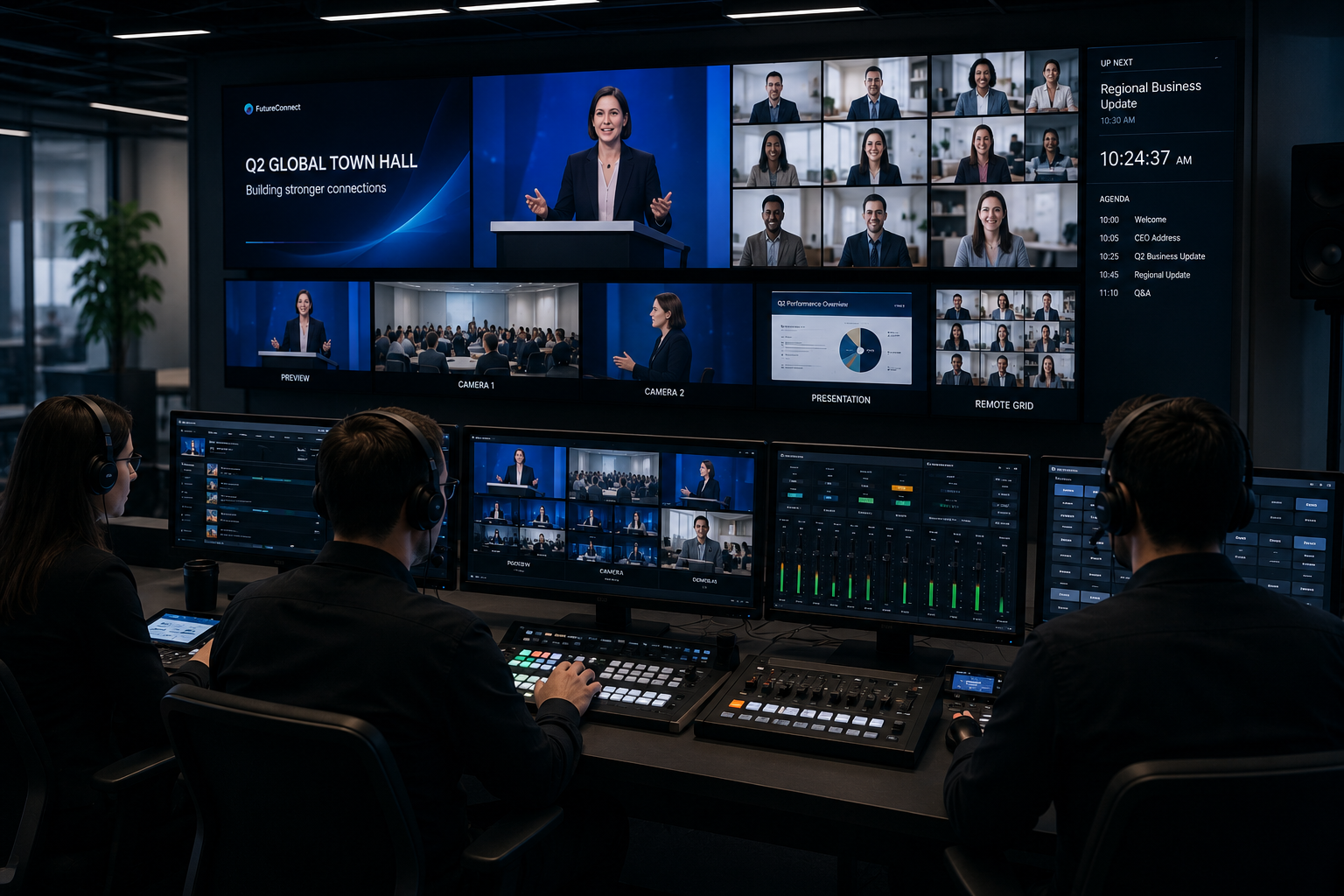 Broadcast Control room