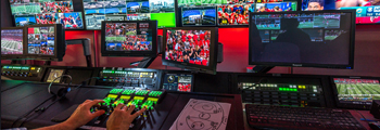sports and live events broadcast control rooms