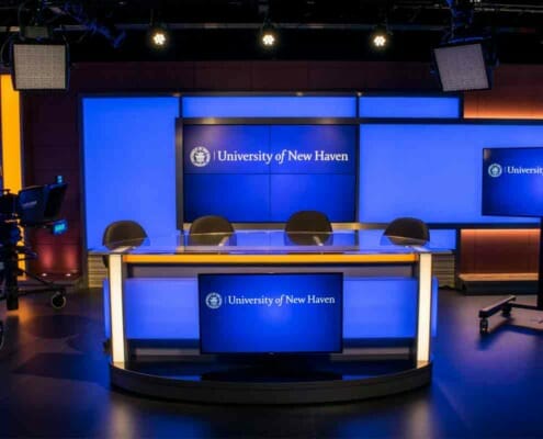 University of New Haven Broadcast Studio